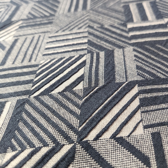 Sharagano Black and Tan Bodycon Geometric Midi Dress Size 10 - Picture 10 of 11